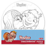 EFKO Puzzle de colorat Hurvínek - cerc 9 piese Puzzle