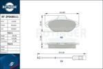 ROTINGER set placute frana, frana disc ROTINGER RT 2PD08511 (RT 2PD08511)