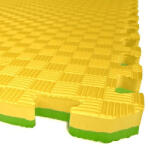 EL-GA Saltea TATAMI PUZZLE - Bicoloră - 100x100x2, 6 cm - galben/verde Puzzle