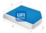 UFI Filtru, aer habitaclu UFI ARGENTIUM 34.168. 00 (34.168.00)