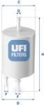 UFI filtru combustibil UFI 31.854. 00 (31.854.00) - automobilus