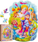 Puzzler Puzzle Puzzler Puzzler din lemn, colorat - Cavaler curajos Puzzle