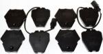 Denckermann set placute frana, frana disc DENCKERMANN B111045 (B111045)