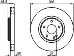 Bosch Disc frana BOSCH 0 986 478 625 (0 986 478 625)