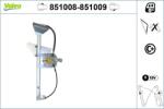 VALEO Mecanism actionare geam VALEO 851008 (851008)