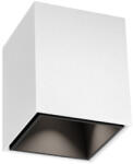 Wever & Ducré Plafonieră pătrată de tavan BOX MINI CEILING SURF 1.0 LED 1800-3000K W-B Tree alb mat + negru mat