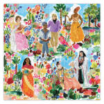 eeBoo Puzzle pătrat Grădina poeților 1000 piese Puzzle