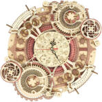 Robotime Rokr Puzzle 3D din lemn Ceas de perete Zodiac 168 piese