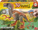 Educa Puzzle 3D EDUCA Puzzle 3D Velociraptor 64 piese