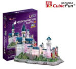 CubicFun Puzzle 3D luminos Castelul Neuschwanstein 128 piese