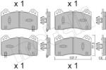 METELLI set placute frana, frana disc METELLI 22-1220-1 (22-1220-1)