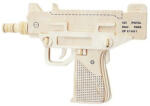 Wooden Toy / Wck JUCĂRIE DIN LEMN, WCK Puzzle 3D Pistol UZI 9mm