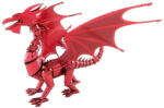 Metal Earth Puzzle 3D METAL EARTH Dragonul Roșu (ICONX)