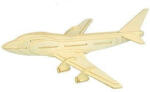 Wooden Toy / Wck JUCĂRIE DIN LEMN , Puzzle 3D WCK Avion Boeing 747