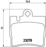 BREMBO set placute frana, frana disc BREMBO PRIME LINE P 50 042 (P 50 042)