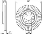 Bosch Disc frana BOSCH 0 986 479 690 (0 986 479 690)