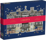 Galison Puzzle față-verso 2 în 1 Liberty London Tudor Building 750 piese Puzzle