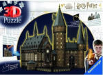 Ravensburger Puzzle 3D Harry Potter: Castelul Hogwarts - Marea Sală (Ediție de noapte) 540 de piese