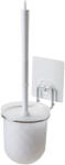 Compactor Perie WC autoadezivă de perete Compactor Bestlock Magic, sistem fără găurire, crom