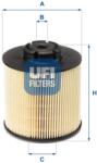 UFI filtru combustibil UFI 26.017. 00 (26.017.00)