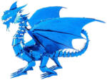 Metal Earth Puzzle 3D Metal Earth Puzzle 3D Dragon Albastru (ICONX)