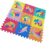 ALLTOYS Puzzle din spumă Animale și dinozauri (30x30) Puzzle