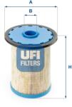 UFI filtru combustibil UFI 26.693. 00 (26.693.00)