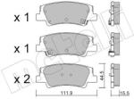 METELLI set placute frana, frana disc METELLI 22-1299-0 (22-1299-0)
