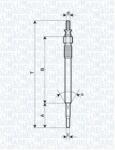 Magneti Marelli Bujie incandescenta MAGNETI MARELLI 062900022304 (062900022304)