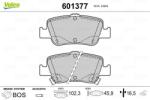 VALEO set placute frana, frana disc VALEO 601377 (601377)