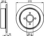 Bosch Disc frana BOSCH 0 986 478 672 (0 986 478 672)