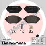 ZIMMERMANN set placute frana, frana disc ZIMMERMANN 20625.165. 2 (20625.165.2)