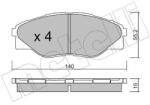 METELLI set placute frana, frana disc METELLI 22-0936-0 (22-0936-0)