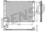 DENSO Radiator, racire motor DENSO DRM50055 (DRM50055)