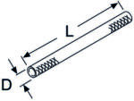 WEBASTO pompa de apa, instalatia de incalzire independenta WEBASTO Protection hose 26-30 mm, L = 1500 mm 1322409A (1322409A)