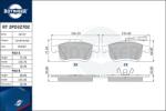 ROTINGER set placute frana, frana disc ROTINGER RT 2PD32702 (RT 2PD32702)