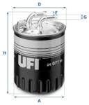 UFI filtru combustibil UFI 24.077. 00 (24.077.00)