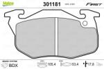 VALEO set placute frana, frana disc VALEO ESSENTIAL 301181 (301181)