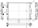 MTR Radiator, racire motor MTR 13054489 (13054489)