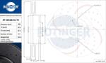 ROTINGER Disc frana ROTINGER GRAPHITE DRILLED & SLOTTED PLUS RT 20168-GL T5 (RT 20168-GL T5)