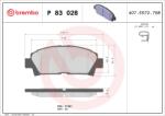 BREMBO set placute frana, frana disc BREMBO PRIME LINE P 83 028 (P 83 028)