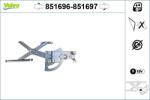 VALEO Mecanism actionare geam VALEO 851696 (851696) - automobilus