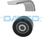 DAYCO Set curea transmisie cu caneluri DAYCO KPV286 (KPV286)