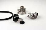 HEPU Pompa apa + Set curea transmisie cu caneluri HEPU PK05810 (PK05810) - automobilus