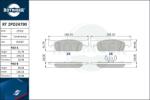ROTINGER set placute frana, frana disc ROTINGER RT 2PD24790 (RT 2PD24790)