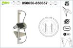 VALEO Mecanism actionare geam VALEO 850656 (850656) - automobilus