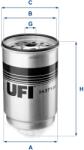 UFI filtru combustibil UFI 24.371. 00 (24.371.00) - automobilus