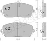 METELLI set placute frana, frana disc METELLI 22-1194-0 (22-1194-0)