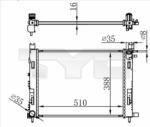 TYC Radiator, racire motor TYC 728-0063 (728-0063)