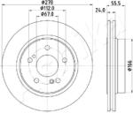 ASHIKA Disc frana ASHIKA 61-00-0506 (61-00-0506)